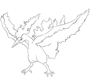 coloriage pokemon legendaire d