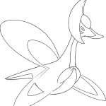 coloriage pokemon legendaire à imprimer kawaii