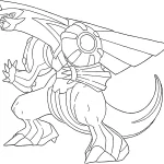 coloriage pokemon legendaire à imprimer kawaii