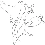 coloriage pokemon legendaire pour enfant à imprimer