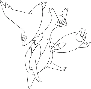 coloriage pokemon legendaire pour enfant à imprimer