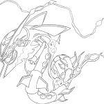 coloriage pokemon legendaire de pour enfants