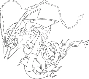 coloriage pokemon legendaire de pour enfants