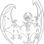 coloriage pokemon legendaire à imprimer pour enfant de 12 ans