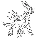 imprimer coloriage pokemon legendaire