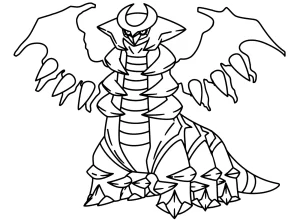 coloriage pokemon legendaire à imprimer pour enfant de 10 ans