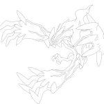 coloriage pokemon legendaire à imprimer pour enfant de 10 ans