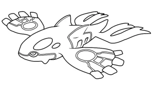 coloriage pokemon legendaire pour enfant gratuit