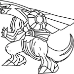 coloriage pokemon legendaire à imprimer pour enfant de 10 ans