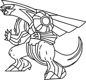 coloriage pokemon legendaire à imprimer pour enfant de 10 ans