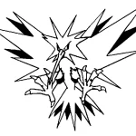 coloriage pokemon legendaire pour enfant de 8 ans