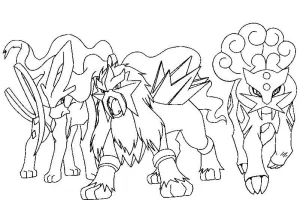 coloriage pokemon legendaire en ligne