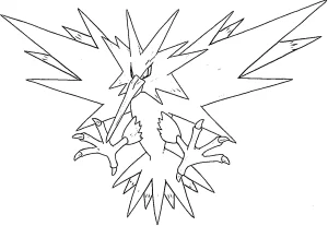 imprimer coloriage pokemon legendaire