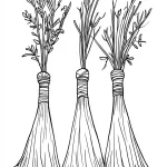 coloriage sorcière pour enfants à imprimer