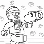 coloriage s Lego pour enfant de 5 ans