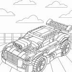 coloriage s Lego pour enfant de à imprimer
