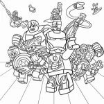 image pour coloriage s Lego enfant