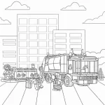 coloriage s Lego à imprimer pour enfant de 7 ans