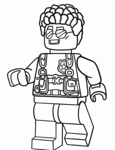 coloriage s Lego pour enfant de 5 ans