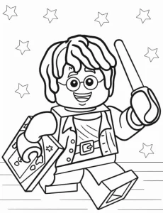 coloriage s Lego à imprimer pdf gratuit