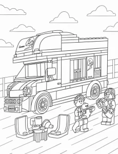 coloriage s Lego à imprimer
