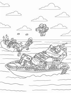 coloriage s Lego a telecharger