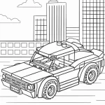coloriage s Lego pour enfant de 6 ans