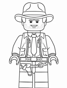 coloriage s Lego à imprimer pour enfant de 9 ans