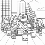 coloriage s Lego pour primaire