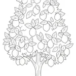 coloriage Arbre updated gratuit a imprimer