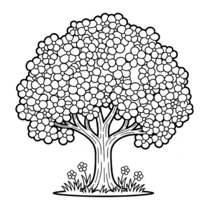 coloriage Arbre updated gratuit a imprimer