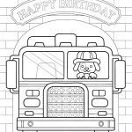 coloriage Camion de pompier pour enfant de 4 ans