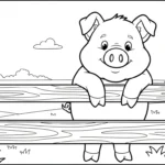 coloriage Cochon updated à imprimer gratuitement pdf