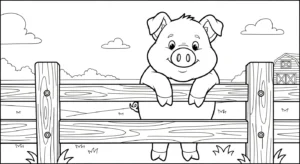 coloriage Cochon updated à imprimer gratuitement pdf