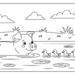 coloriage Cochon updated pour enfant gratuit