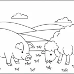 coloriage Cochon updated à imprimer pour enfant de 10 ans