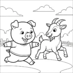 imprimer coloriage Cochon updated pour enfant