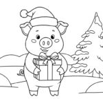 coloriage Cochon updated pour enfants à télécharger