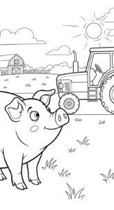 télécharger coloriage Cochon updated gratuit