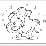 coloriage Danseuse updated pour enfants a imprimer