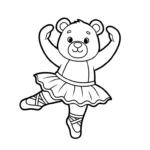 télécharger coloriage Danseuse updated gratuit