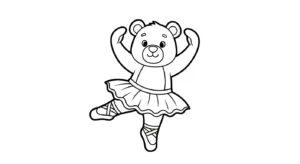 télécharger coloriage Danseuse updated gratuit