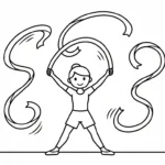 coloriage Danseuse updated et dessins
