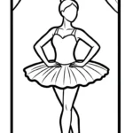 coloriage Danseuse updated a imprimer gratuit