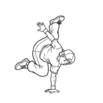 coloriage Danseuse updated à imprimer gratuit