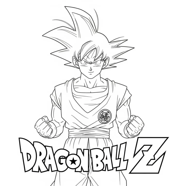 Tranh tô màu Dragon Ball Z