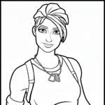 coloriage Fornite update à imprimer pdf gratuit