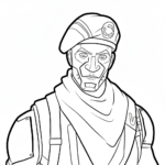 imprimer coloriage Fornite update gratuit