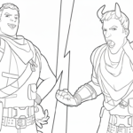 coloriage Fornite update d