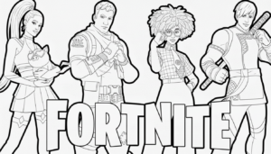 télécharger coloriage Fornite update gratuit